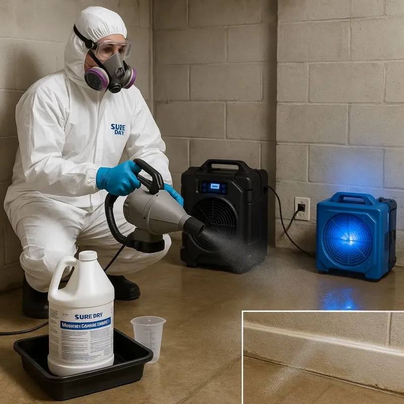 Sanitization and Odor Removal process in Lindsay, TX